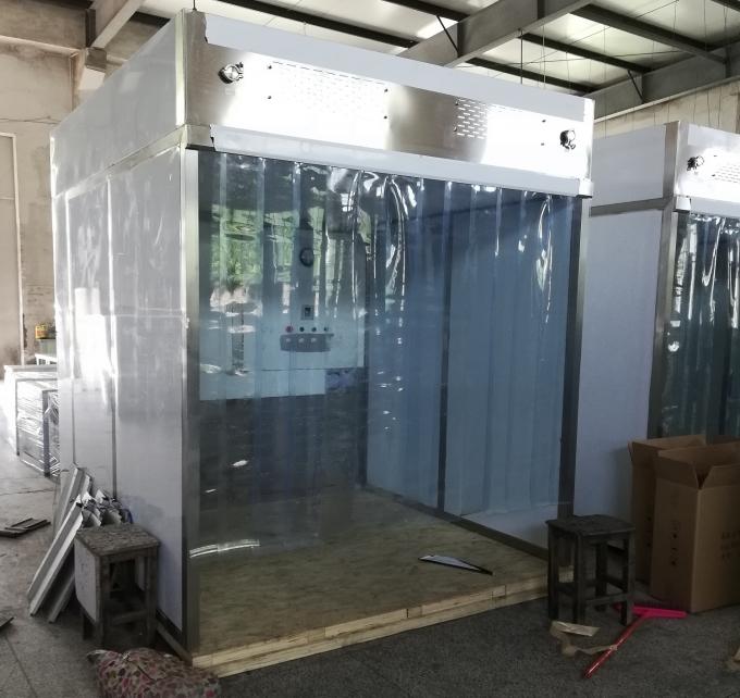 SUS304 Negative Pressure Laminar Flow Dispensing Booth / Laminar Flow