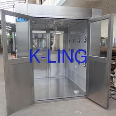 4 Persons Clean Room Air Shower Tunnel With Slid Door for Aerospace Industry
