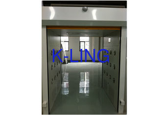 U Type Air Shower Tunnel Two Row Persons 3 Sides Blowing For Decontamination Project