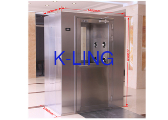 Custom 1000mm Depth Stainless Steel Air Shower With  Electric Panel Control H13