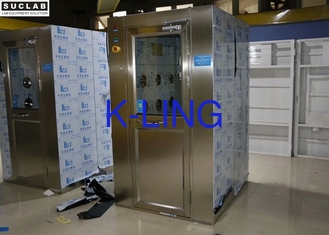 Automatic Sliding Door Stainless Steel Air Shower For Cleanroom