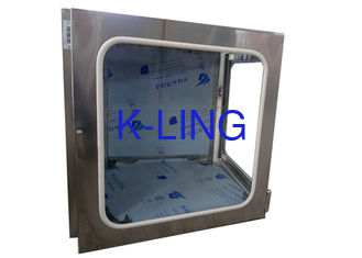 Bright Surface Cleanroom Pass Box For Aseptic Packaging / Microelectronics
