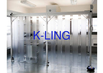 SUS304 / SS304 Class 100 Pharmacy Clean Room With PVC Plastic Curtain Wall