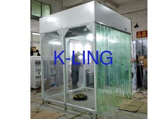0.175 KW Vertical Airflow Booth Steel With Powder Coated Modular Structure