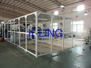 ISO8 HEPA Air Filtration Softwall Clean Room For Candy Workshop  /  Laminar Flow Booth