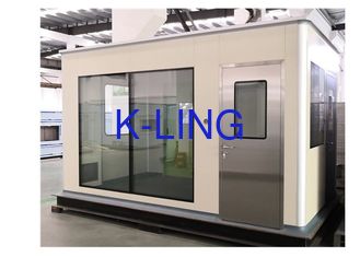 Fireproof Sandwich Panels Softwall Clean Booth With Steel Airtight Door