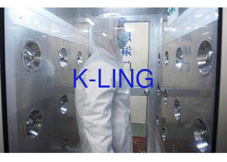 Electric Interlock Double Doors Air Shower Tunnel For Cleanroom