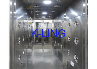 Automatic Induction 30m/Sec Cleanroom Air Shower Stainless Steel