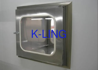 Stainless Steel Clean Room Static Pass Box For Goods Transfer