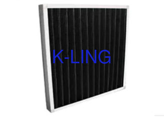 Eradicate Odor Synthetic Fiber Filter / Mini - Pleat Activated Carbon Filters