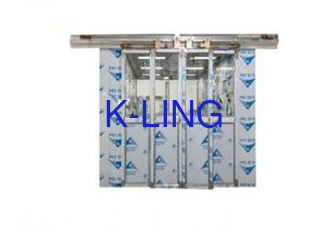 Three Side Blowing Cargo Air Shower Tunnel With 4 Leaf Auto Sliding Doors