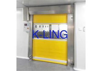 Fast Speed Scrolled Doors Air Shower Tunnel For Persons And Material