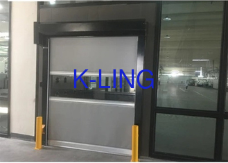 Automatic PVC Rolling Door Cargo Air Shower Tunnel Infrared Induction Blowing