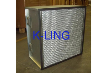 High Humidity Resistant Deep Pleated HEPA Air Filter With Partition