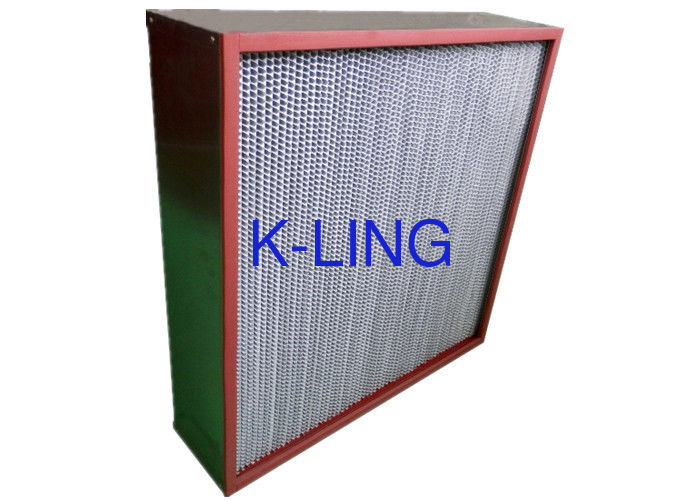 Electrostatic Glass Fiber HEPA Air Filter Replacement , Heat Temperture