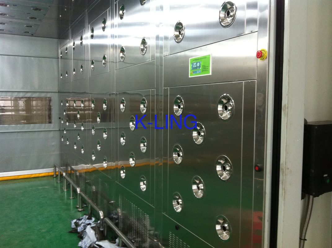 T Type Movable Class 1000 Air Shower Tunnel For Clean Room