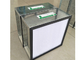 Cardboard Separator Deep Pleat HEPA Air Filter For Hospital H13 Or H14 Efficiency
