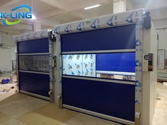 High-Performance Cleanroom Rolling Door Air Shower 
