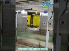 PLC Control system Automaitic  cleanroom Air Shower comply with monitor