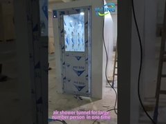 Cleanroom  Personel Air Shower Tunnel For Decontamination Control 