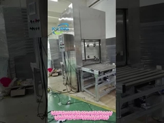 PLC Control System Air Shower Pass Box With Auto Roll Conveyor Line