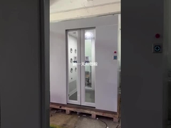 Energy Saving 380V Air Shower Tunnel With LED Lighting And UV Lamp PLC Control