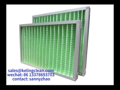 Smell Rid Rate 95% Pleated Panel Air Filter For And Finally Resistance 150-250