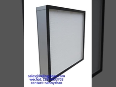 Pleats Type Mini Pleats HEPA Air Filter 1220*610*70mm Or Custom Seal AB Glue