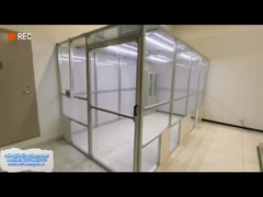 Movable Vertical Air Flow SoftWall Clean Room 304 Stainless Steel Cleanroom