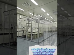 Custom Aluminum Frame Softwall Cleanroom Unidirectional Air Flow