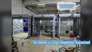 Cleanroom Air Shower For Cargo Dust Removal