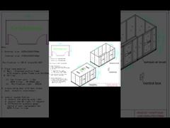 Custom modular cleanroom/ Softwall Clean Room Solutions for Industry