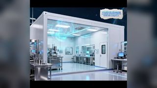 Modular Cleanroom for Microelectronics ISO Certified