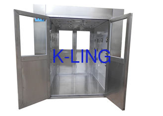 Electronic Interlock Air Shower Clean Room With Automatic Blowing And Lcd Control Panel