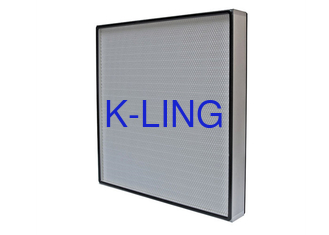 AHU Aluminum Frame Mini Pleated Air Filter H13 H14 HVAC Industry HEPA Filter