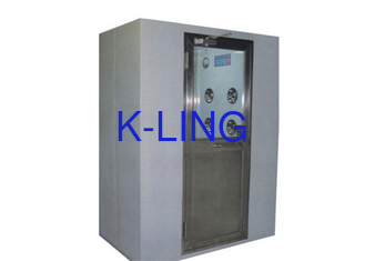 Single Or Double Person Cleanroom Air Shower Cold Rolled Plate Material 1.2KW