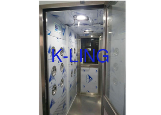 H13 One Or Two Person Air Shower Room With Interlock Automatic Open Doors