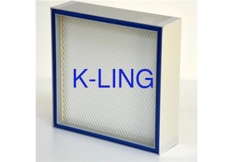 Mini Pleat Fiber Glass HEPA Air Filter Media Top Side Gel Seal