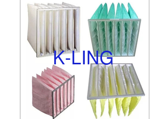 Synthetic Fiber Air Conditioning Bag Filter Medium Efficiency Washable