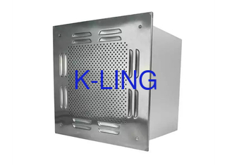 Powder Coated Steel 6 Air Outlet HEPA Filter Box Class 100 For Cleanroom Equipment