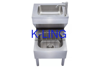 Floor Standing SS Hospital Medical Wash Sink Custom Made