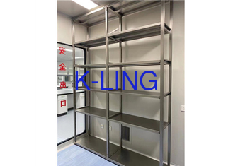 Customized Size 304 Stainless Steel Storage Shelf For Clean Room Factory
