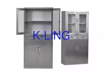 1800x900x450mm Medical Level SUS Cabinet Silver Or Custom Color