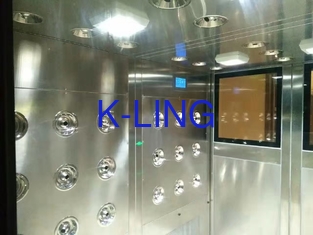 High Voltage 220V 380V 50HZ Air Shower Tunnel  For Industry Cleanroom