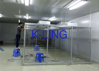 Unidirectional Air Flow Softwall Clean Room With Noise ≤75dB And Long-Lasting PVC Film