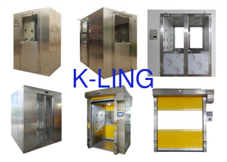 Automatic Sliding Door L Type Air Shower With Microcomputer Control For Clean Room
