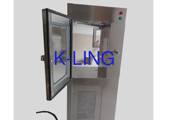 Air Shower Pass Box Equipped With HEPA Filter Polished Finish Multi Stage Filtration