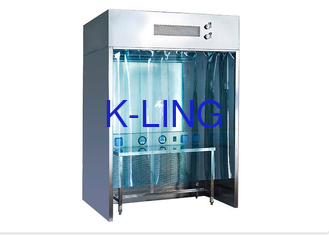 Stainless Steel Sampling Booth Custom Weight 220V Power Supply Silver Color