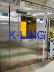 Stainless Steel Cleanroom Air Shower Tunnel With Mini Pleats HEPA Filter