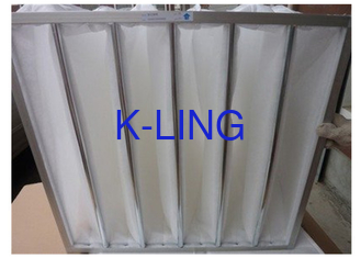 Pocket Air Filter with Synthetic Fiber Humidity Resistance 50Pa Initial Pressure